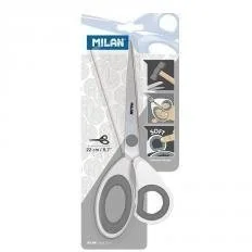 MILAN Nożyczki biurowe 19cm białe - Artykuły biurowe - miniaturka - grafika 2