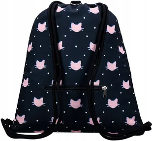 St. Majewski St Majewski Plecak na sznurkach worek SO-11 MEOW MAJE2980 - Worki na buty - miniaturka - grafika 8