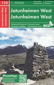 Atlasy i mapy - Jotunheimen West, 1:50 000 - Księgarnie ArtTarvel.pl: KRAKÓW - ŁÓDŹ - POZNAŃ - WARSZAWA Freytag&amp;Berndt - miniaturka - grafika 1