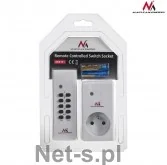 Listwy zasilające - Maclean MCE153 Gniazdka sieciowe wewnętrzne sterowane pilotem 3szt programowalne - miniaturka - grafika 1