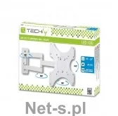 Techly Techly Uchwyt ścienny LCD/LED 19-37cali podwójne ramię regulowany biały - Akcesoria do monitorów - miniaturka - grafika 5