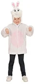 Stroje karnawałowe - Widmann Andreas 97460  kostium dziecięcy zając z pluszu, kurtka z kapturem i maska, biały, rozmiar 104, 104, biały 97460 - miniaturka - grafika 1