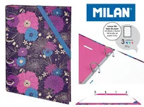 MILAN Segregator A4 IN BLOOM w twardej oprawie - Szkolne artykuły papiernicze - miniaturka - grafika 3
