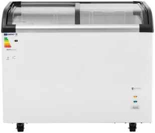 Royal Catering Zamrażarka do lodów 273 l szklane drzwi RCFZ-198G - Szafy i witryny chłodnicze - miniaturka - grafika 5