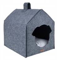 Legowiska dla psów - Ami Play Domek dla psa Quick Press 2in1 Hygge filc - miniaturka - grafika 1