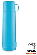 Butelki filtrujące - Valira reus Fun dzbanek termiczny Brotzeit z podwójnej ściance, szklany, termoizolacyjna z próżniowy, niebieski, 1 l 6128/139 - miniaturka - grafika 1