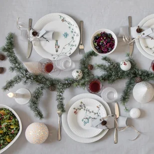 Kähler Kähler HAMMERSHI CHRISTMAS Talerz Świąteczny do Zupy 21 cm 693203 - Talerze - miniaturka - grafika 2