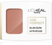 Cienie do powiek - Loreal Paris Paris Age Perfect Blush Satin róż do policzków odcień 107 Hazelnut 5 g - miniaturka - grafika 1