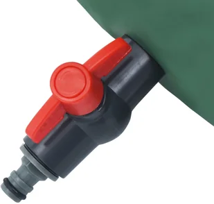 vidaXL Składany zbiornik na deszczówkę z kranikiem, 1000 L vidaXL - Zbiorniki na deszczówkę - miniaturka - grafika 6