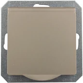 Gniazdka elektryczne - Timex Gniazdo Medium 2P+Z IP44 piasek - miniaturka - grafika 1