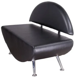 Beauty System Kanapa do poczekalni Carini BD-6710 czarna BD-6710/144 - Inne meble biurowe - miniaturka - grafika 3