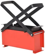 Akcesoria kominkowe - Vidaxl vidaXL Brykieciarka do papieru, 34x14x14 cm, czarno-czerwona vidaXL - miniaturka - grafika 1