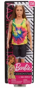 Barbie Fashionistas lalka Ken z długimi włosami - Lalki dla dziewczynek - miniaturka - grafika 2