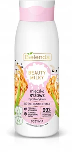 Bielenda Beauty Milky Mleczko ryżowe do ciała 400m - Balsamy i kremy do ciała - miniaturka - grafika 2