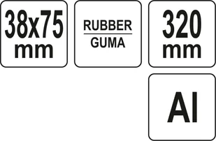 Yato WAŁEK DOCISKOWY FI 75 MM Z LEKKIM UCHWYTEM ALUMINIOWYM TYPU J - Pędzle i wałki - miniaturka - grafika 4