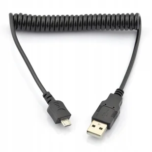 Goobay spiralny kabel micro Usb 37-100cm Z Niemiec - Kable USB - miniaturka - grafika 3