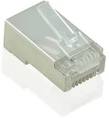 Kable miedziane - Value 21993061 Modular Plug ekranowany, Kat.5e, 10 sztuk przezroczysty 21.99.3061 - miniaturka - grafika 1