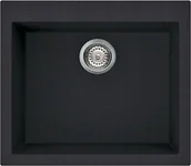 Zlewozmywaki - Elleci Quadra 105 (nakładany) 40 Full black - miniaturka - grafika 1