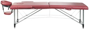 Beauty System Stół do masażu i rehabilitacji BS-723 Burgund BSBS-723/BURGUND - Meble kosmetyczne - miniaturka - grafika 2