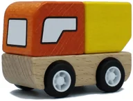 Samochody i pojazdy dla dzieci - Drewniane Auto Pojazd Furgon Zabawka dla Dzieci - miniaturka - grafika 1