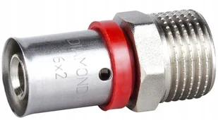 Złączka Pex/al/pex 20 X 3/4' Gz Zaprasowywana - Rury - miniaturka - grafika 3