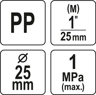 marka niezdefiniowana ZŁĄCZKA PP GZ 25MM X 1" - Rury - miniaturka - grafika 4