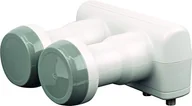 Konwertery satelitarne - Schwaiger GmbH Schwaiger Monoblock Twin LNB jasnoszary 4004005880205 - miniaturka - grafika 1