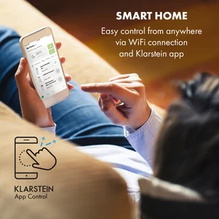 Klarstein Pure Blizzard Smart 9k, klimatyzator przenośny, 9000 BTU/2,6 kW, klasa efektywności energetycznej, A, pilot zdalnego sterowania DXJ2-PureBlzdSmrt9Ks - Klimatyzatory - miniaturka - grafika 4