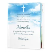 Religia i religioznawstwo - Murrano Historie opowieści biblijne z nadrukiem dla chłopca na komunię KZ-HB-005 - miniaturka - grafika 1