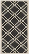 Dywany zewnętrzne - Safavieh cy6923  266 Marbella uniwersalne-Wewnętrzny/zewnętrzny dywan, polipropylen, czarny/beżowy CY6923-266-3 - miniaturka - grafika 1