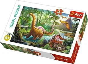 Trefl Puzzle 60 elementów Wędrówki dinozaurów - Puzzle - miniaturka - grafika 3