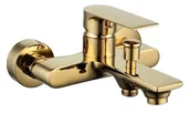 Baterie wannowe i prysznicowe - Metal-Hurt Bateria MUSO GOLD wannowa ścienna bez natrysku złoty połysk BJJ103G - miniaturka - grafika 1