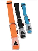 Obroże dla psów - Zolux Obroża silikonowa regulowana 43-68 cm 25mm pomarańczowa - miniaturka - grafika 1