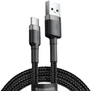 Baseus Kabel Kevlar USB-C 3A 1M grey black CATKLF-BG1 - Kable USB - miniaturka - grafika 9