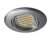 Lampy sufitowe - Kobi Podtynkowe oczko sufitowe OH115 SZARY / CHROM KPOH115SZ/CH - miniaturka - grafika 1