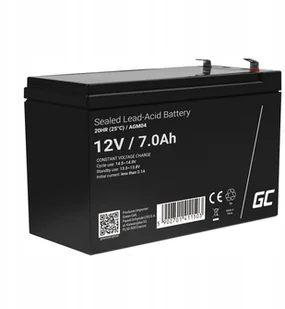Green Cell akumulator żelowy AGM 12V 7Ah AGM04 - Baterie do zasilaczy awaryjnych UPS Green Cell akumulator żelowy AGM 12V 7Ah AGM04 - Baterie do zasilaczy awaryjnych UPS - miniaturka - grafika 12