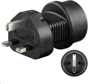 Inne akcesoria audio-wideo - MicroConnect Universal adapter UK to Schuko PETRAVEL1 PETRAVEL1 - miniaturka - grafika 1