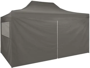 vidaXL Profesjonalny, składany namiot imprezowy, 4 ściany, 3x4 m, stal - Altany ogrodowe - miniaturka - grafika 4
