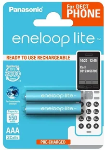 Panasonic ENELOOP AAA 550 2BP DECT PHONES 157675 - Ładowarki i akumulatory - miniaturka - grafika 4