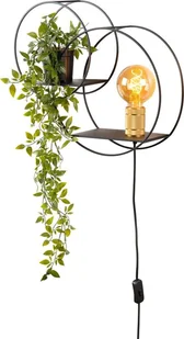 Lucide Circle 21225/01/30 kinkiet lampa ścienna 1x40W E27 złoty/czarny - Lampy ścienne - miniaturka - grafika 2