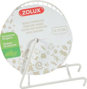 Zolux Kołowrotek metalowy 11 cm kol beżowy - Akcesoria dla gryzoni - miniaturka - grafika 2