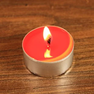 Magoi Agni Tealight - pomarańczowa świeca z wosku (herbaciarka) drim81 - Świece - miniaturka - grafika 2
