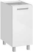 Szafki kuchenne - MEBLE OKMED Szafka kuchenna stojąca Salma 40 cm kolor biały - miniaturka - grafika 1