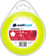 Akcesoria do kos i kosiarek - cellfast żyłka tnąca standard 2,7mm 15m gwiazdka 35-026 35-026 - miniaturka - grafika 1