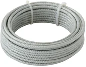 Łańcuchy i liny stalowe - Linka STANDERS stalowa PVC 108kg 2.9/4 mm x 10 m Standers - miniaturka - grafika 1