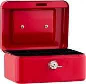 Sejfy i kasy pancerne - Sax SAX kasetka na pieniądze, czerwony 0-811-03 - miniaturka - grafika 1