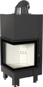 Kominki wolnostojące - Kratki.pl Marek Bal Kominek powietrzny stalowy MBN lewy BS 8 kW  200 Szyba gięta MBN/L/BS/SG - miniaturka - grafika 1