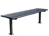 Ławki ogrodowe - Ławka miejska bez oparcia 180 cm L3-M45 - miniaturka - grafika 1