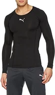 Gadżety dla kibiców - Puma męska ligi Base Layer Tee LS Shirt, czarny, xl 655920 03 - miniaturka - grafika 1