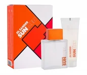 Zestawy kosmetyków męskich - Jil Sander Jil Sander Sun For Men zestaw 75 ml Edt 75ml + 75ml Żel pod prysznic dla mężczyzn - miniaturka - grafika 1